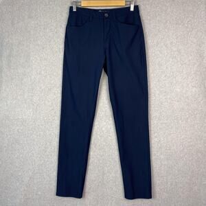 Vuori Mens 28 Meta Pant Athletic Slim Fit Navy Blue